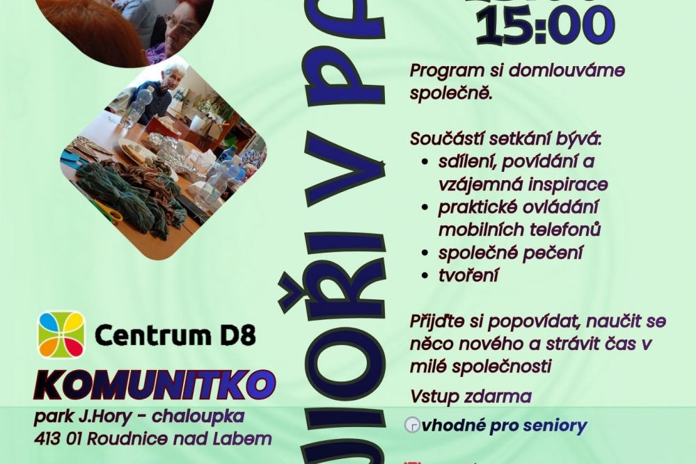 senioři v parku 11+25. března